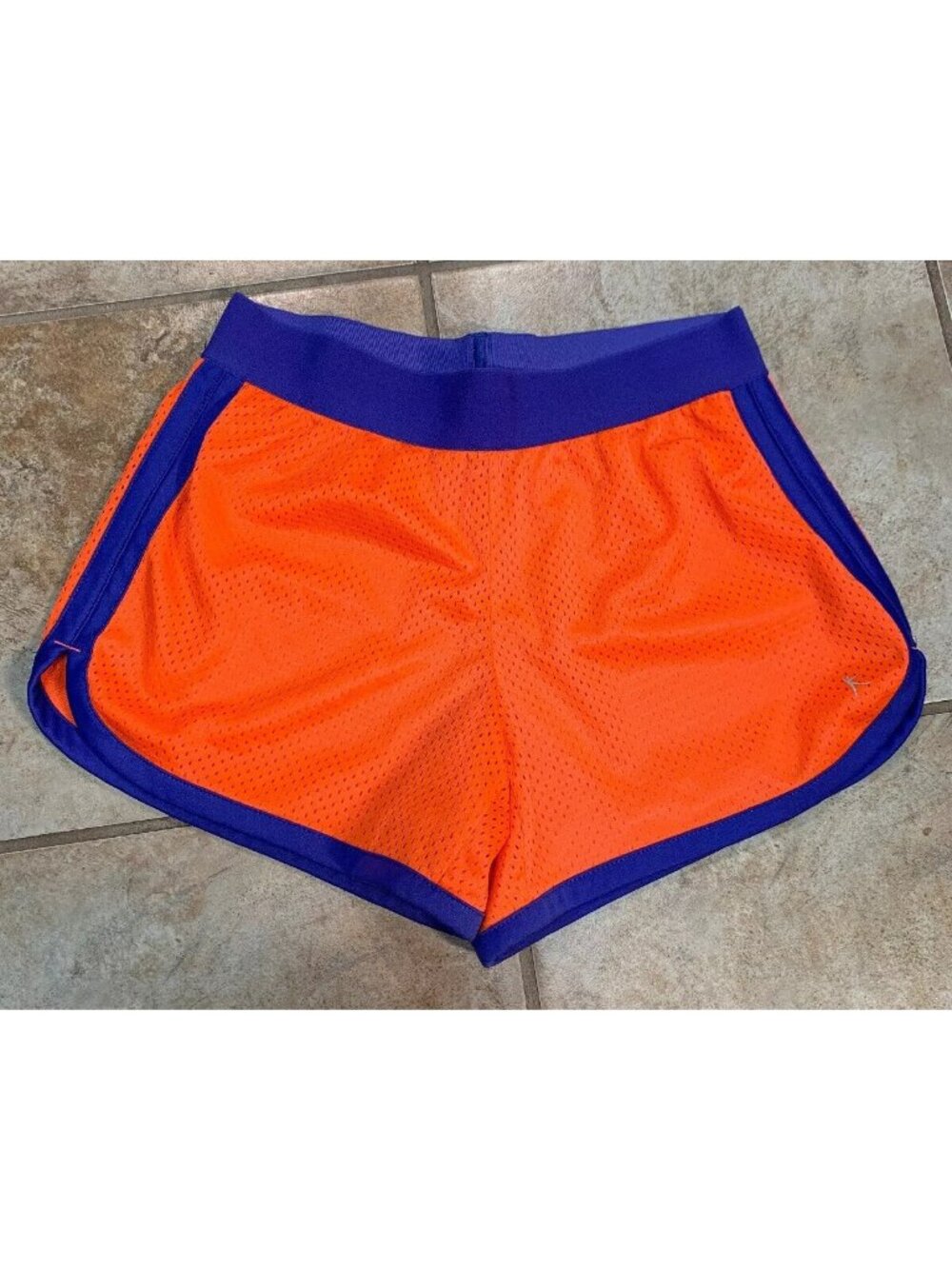 Danskin Women's Athletic Training Shorts Orange & Purple Color Sz Small U9-47